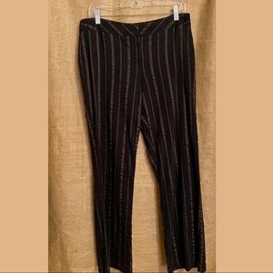 White House Black Market Gold ✨ striped pants